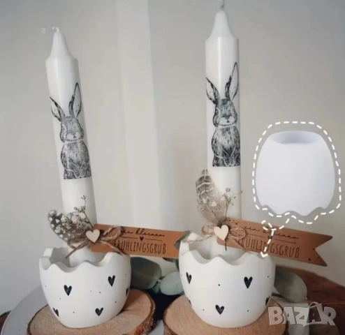 Молд кашпа черупка яйце , снимка 9 - Форми - 49692629