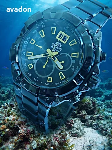 ORIENT CHRONOGRAPH WR 100M ORIGINAL, снимка 12 - Мъжки - 56115585