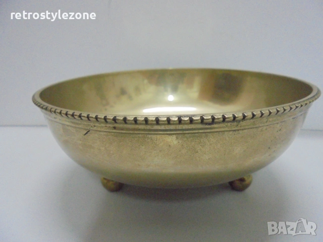 № 8464 Винтидж бронзова купичка на крачета