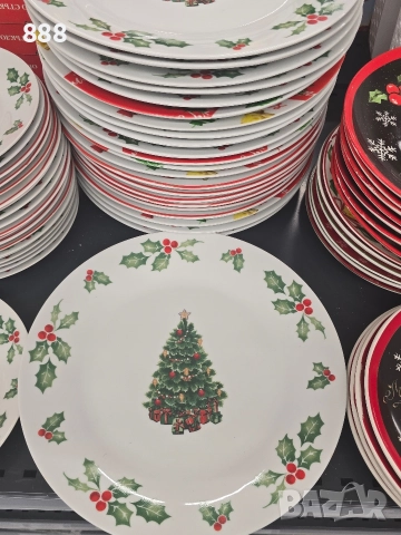 коледни чинии , снимка 2 - Чинии - 52853722