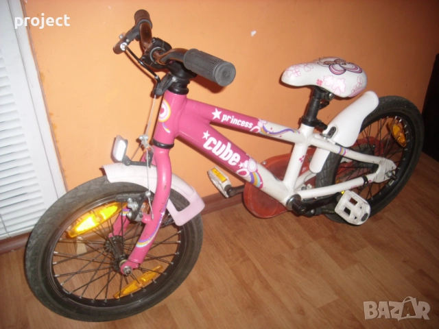 CUBE 16" USA АЛУМИНИЕВ  детски велосипед,колело +спомагателни.Идеален., снимка 9 - Детски велосипеди, триколки и коли - 48952664