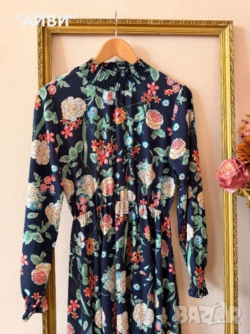 Дамска маркова цветна рокля, снимка 9 - Рокли - 53404449