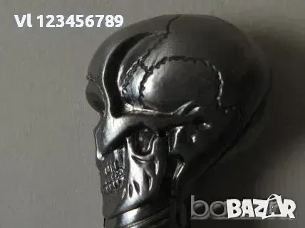 Бастун Череп, със скрит кинжал (РЕПЛИКА 1815) -, снимка 4 - Бастуни - 50743067