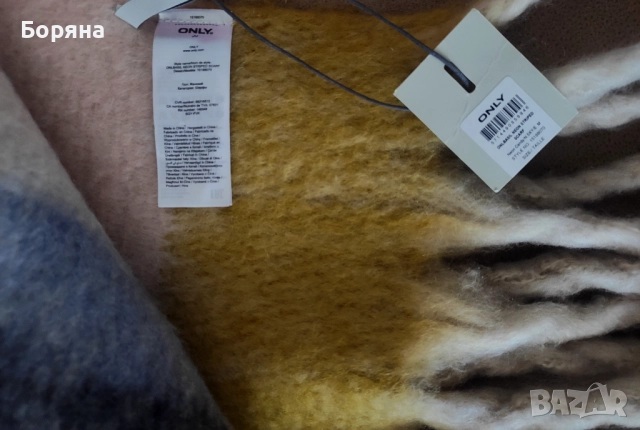 Only нов с етикет цветен зимен шал, снимка 5 - Шалове - 45695280