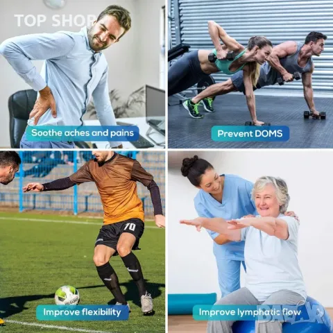 Пистолет за масаж, пистолет за масаж ANSGEC, мощен електрически пистолет за дълбоки тъкани с 30 скор, снимка 5 - Масажори - 48836513