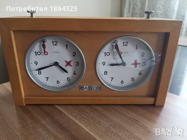 Шахматен часовник GARDE - като нов!