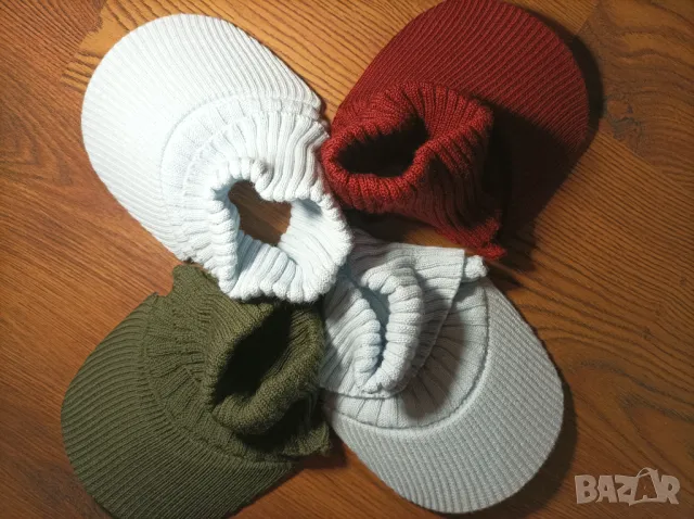 Топла козирка /лента/ шапка, снимка 2 - Шапки - 49167608