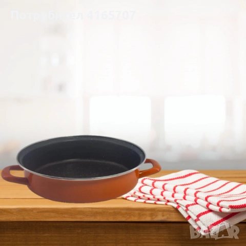 Тава Rosberg, различни размери, оранжева/въгл.стомана с незалеп.покр., снимка 2 - Съдове за готвене - 53091013