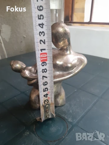 Страхотна метална статуетка фигура пластика, снимка 7 - Антикварни и старинни предмети - 50941639