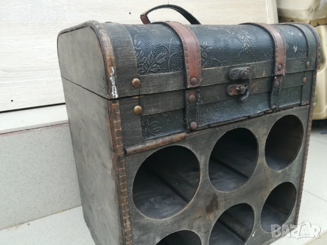 АНТИКА,КУТИЯ,САНДЪК С МЯСТО ЗА ВИНО 0206252001LCHERY, снимка 5 - Антикварни и старинни предмети - 50525206