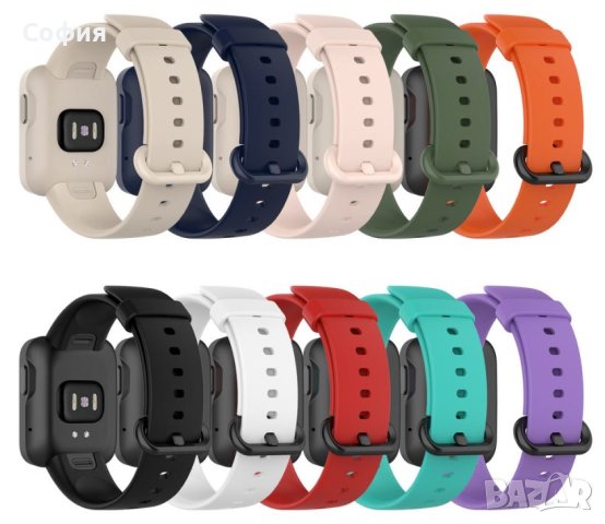 Нови силиконови каишки за Xiaomi Redmi Watch/ Watch 2/ Watch 2 Lite/ POCO Watch НАЛИЧНИ !!!