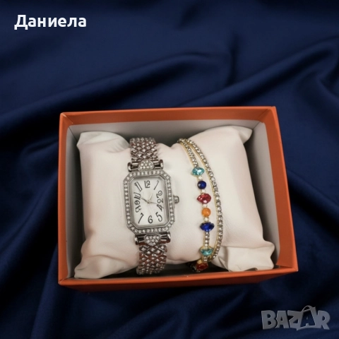 Часовник и гривни в комплект – завършена визия без усилие, снимка 2 - Дамски - 52566722