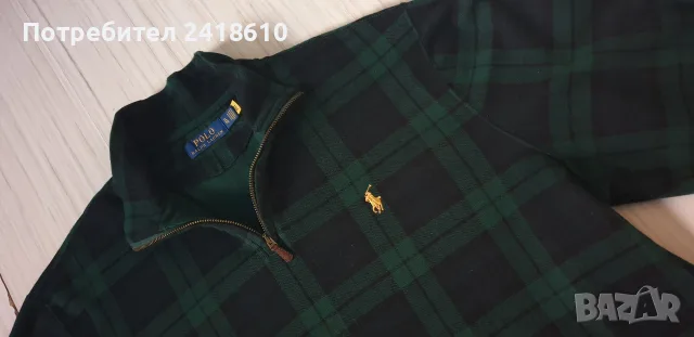 POLO Ralph Lauren Estate Rib 3/4  Zip Cotton Mens Size XL НОВО!  ОРИГИНАЛ! Мъжко Горнище с 3/4 Цип!