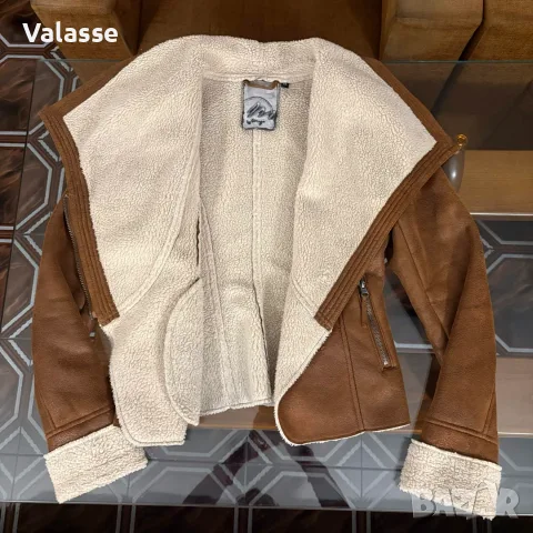 Дамско асиметрично шърлинг яке Maze размер XS/34, снимка 6 - Якета - 56262166