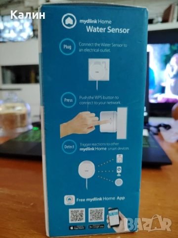 СЕНЗОР D-LINK DCH-S160/E HOME WATER SENSOR, снимка 3 - Друга електроника - 52173642