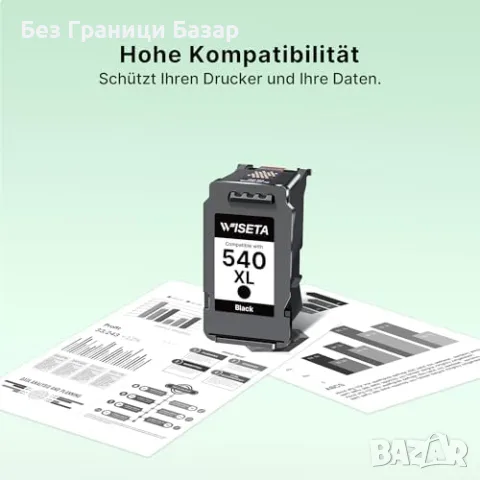 Нова Canon 540XL Black Ink съвместима касета Pixma MG3250 MX535 TS5100 принтер тонер мастило печат, снимка 4 - Консумативи за принтери - 55931906