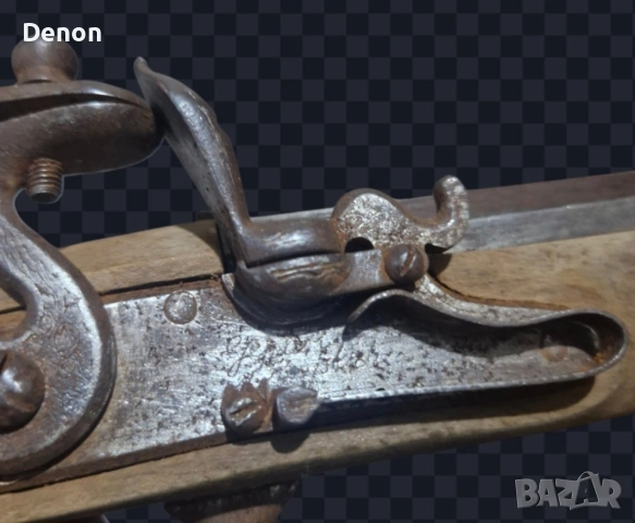 Декоративен Стар Капсулен Пистолет , снимка 5 - Антикварни и старинни предмети - 53928760