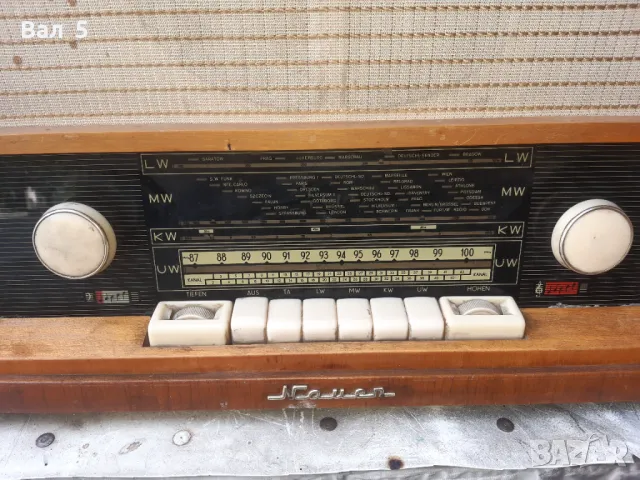 Старо радио NAUEN - STERN BERLIN - Германия , 60 - те години, снимка 2 - Антикварни и старинни предмети - 50412665