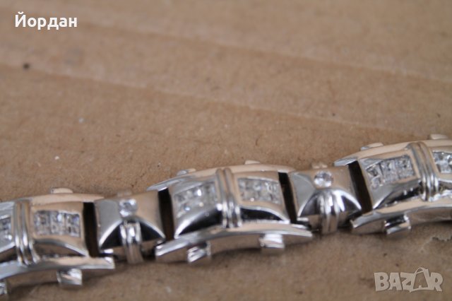 Сребърна гривна , снимка 5 - Гривни - 44479949