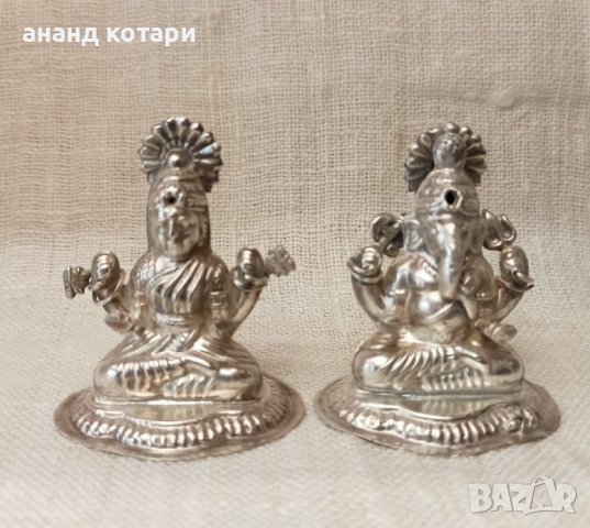 Ганеша и Лакшми Сребро 2, снимка 1