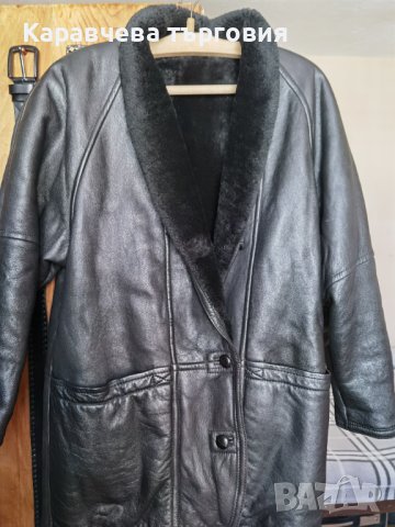 Дамско палто агнежка кожа, снимка 4 - Палта, манта - 42779741