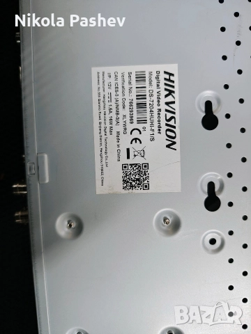 DVR Hikvision DS-7204HUI, снимка 6 - Комплекти за видеонаблюдение - 52858072