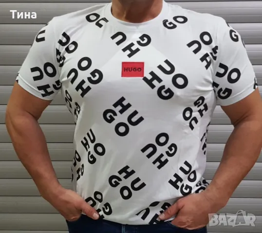  Тениски HUGO , снимка 2 - Тениски - 48476324