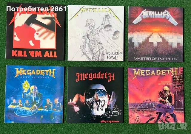 Нови Грамофонни Плочи Metallica Megadeth