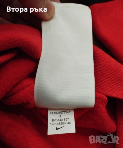Nike air fleece горнище мъжка оригинален , снимка 7 - Спортни дрехи, екипи - 52630843