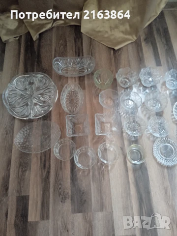 Стъклени прибори за дома, снимка 2 - Прибори за хранене, готвене и сервиране - 51151772