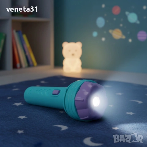 Плюшена играчка нощна лампа 2 в 1 + фенер проектор звездно небе , снимка 2 - Други - 54008808