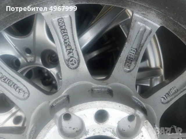 Оригинални джанти на Мерцедес, снимка 5 - Гуми и джанти - 56477547