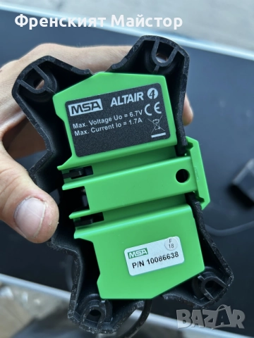 Професионален многогазов детектор MSA Altair 4XR – Пълен комплект със зарядно и стойка, снимка 4 - Други машини и части - 56045994
