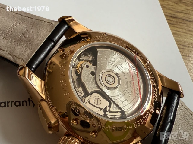 Hamilton JazzMaster Chronograph Automatic H32546781/ETA 7750 Valjoux/Гаранция, снимка 8 - Мъжки - 51420906