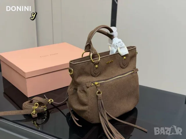 Miu Miu Belair Дамска чанта, кожа, снимка 6 - Чанти - 55975145