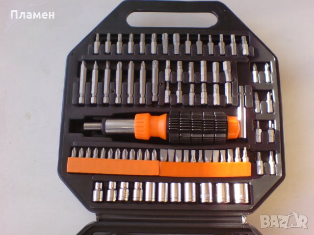 Отвертка с вложки и накрайници, комплект 78 части,Gadget tools Нови !, снимка 18 - Отвертки - 35339657