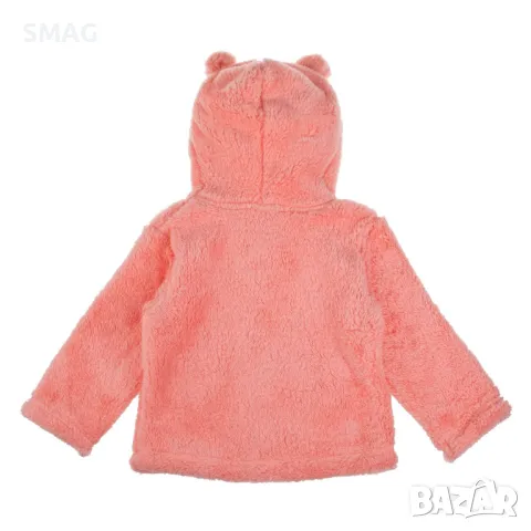 Бебешко яке с качулка и ушички на плюшено мече S_1245181, снимка 3 - Бебешки якета и елеци - 49623132