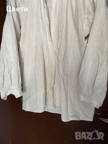 Автентична мъжка риза - кенар, снимка 3 - Антикварни и старинни предмети - 42110308