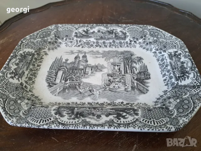 итпанско порцеланово плато   5/2, снимка 2 - Колекции - 49081518