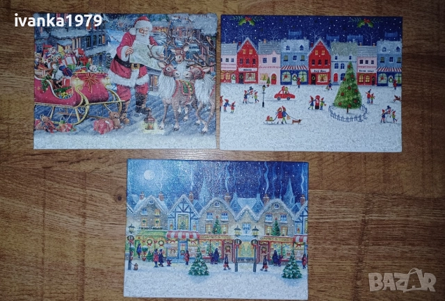 Коледни пана украсени със сняг, снимка 7 - Коледни подаръци - 52105483