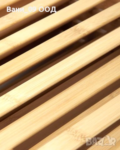 91см Сгъваема бамбукова етажерка за баня, снимка 3 - Етажерки - 42722390