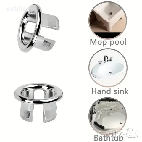 Рингове за преливник на мивка 2бр., снимка 2 - Други - 49225633