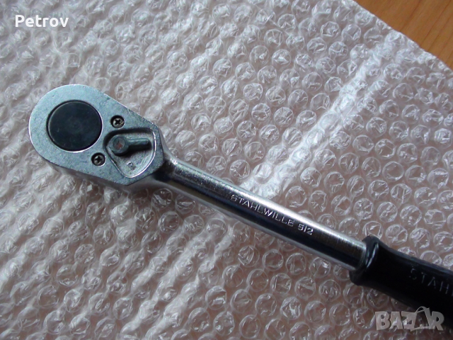 STAHLWILLE 512 - Made in Germany - 1/2" ПРОФЕСИОНАЛНА ВИСОКОКАЧЕСТВЕННА Тречотка / ORIGINAL /GERMANY, снимка 2 - Гедорета - 44643671