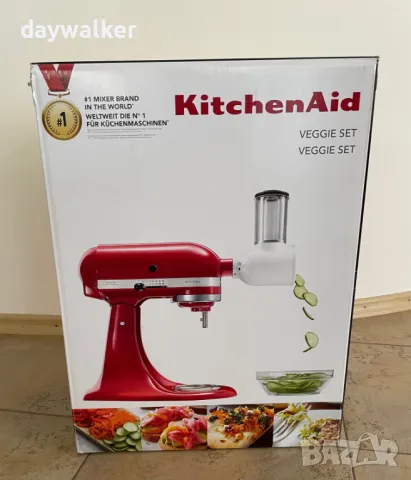 Планетарен Миксер KitchenAid Artisan 5KSM125EER 4.8л Empire Red, снимка 7 - Миксери - 47869532