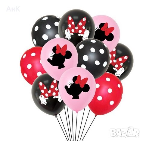 Сетове балони с Мики и Мини маус , снимка 4 - Други - 37635520