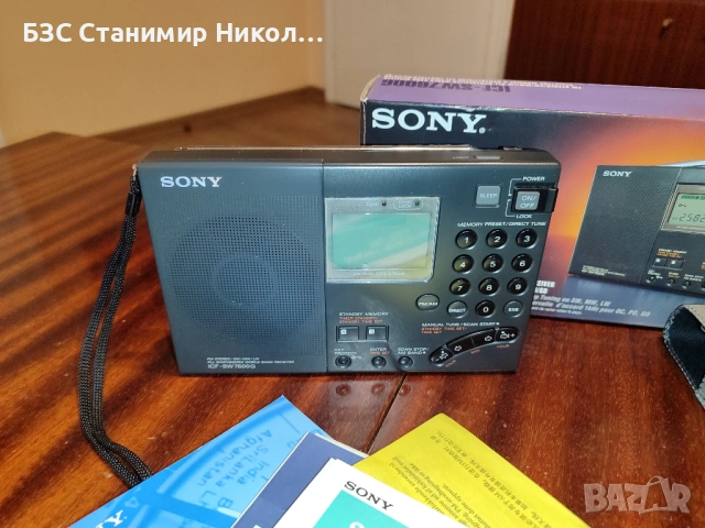 Радио Sony ICF-SW7600G FM Stereo/SW/MW/LW PLL World Radio., снимка 12 - Радиокасетофони, транзистори - 53332292