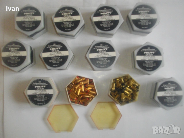 Заряди Капси 6,8/18 за HILTI бърз монтаж модели DX 600, DX 600N, DX400E,DX400,DX35,DX300,DX200,DX100, снимка 2 - Други инструменти - 53306875