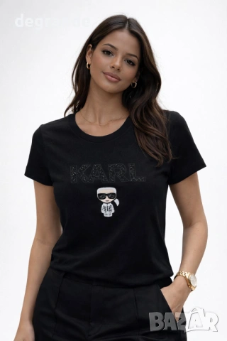 🎀Черна Дамска Тениска Karl Lagerfeld