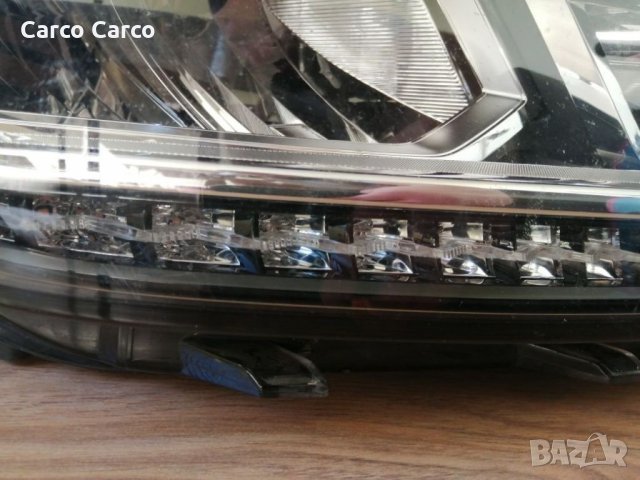 Десен и ляв фар Full Led за Vw Touran 5T original 2016-2018год. Фолксваген Туаран фул лед с оригинал, снимка 4 - Части - 35459791