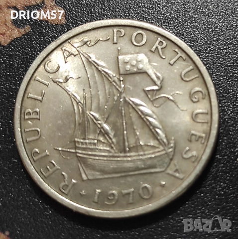 Монети Португалия - 2 бр. [1970], снимка 5 - Нумизматика и бонистика - 52885851